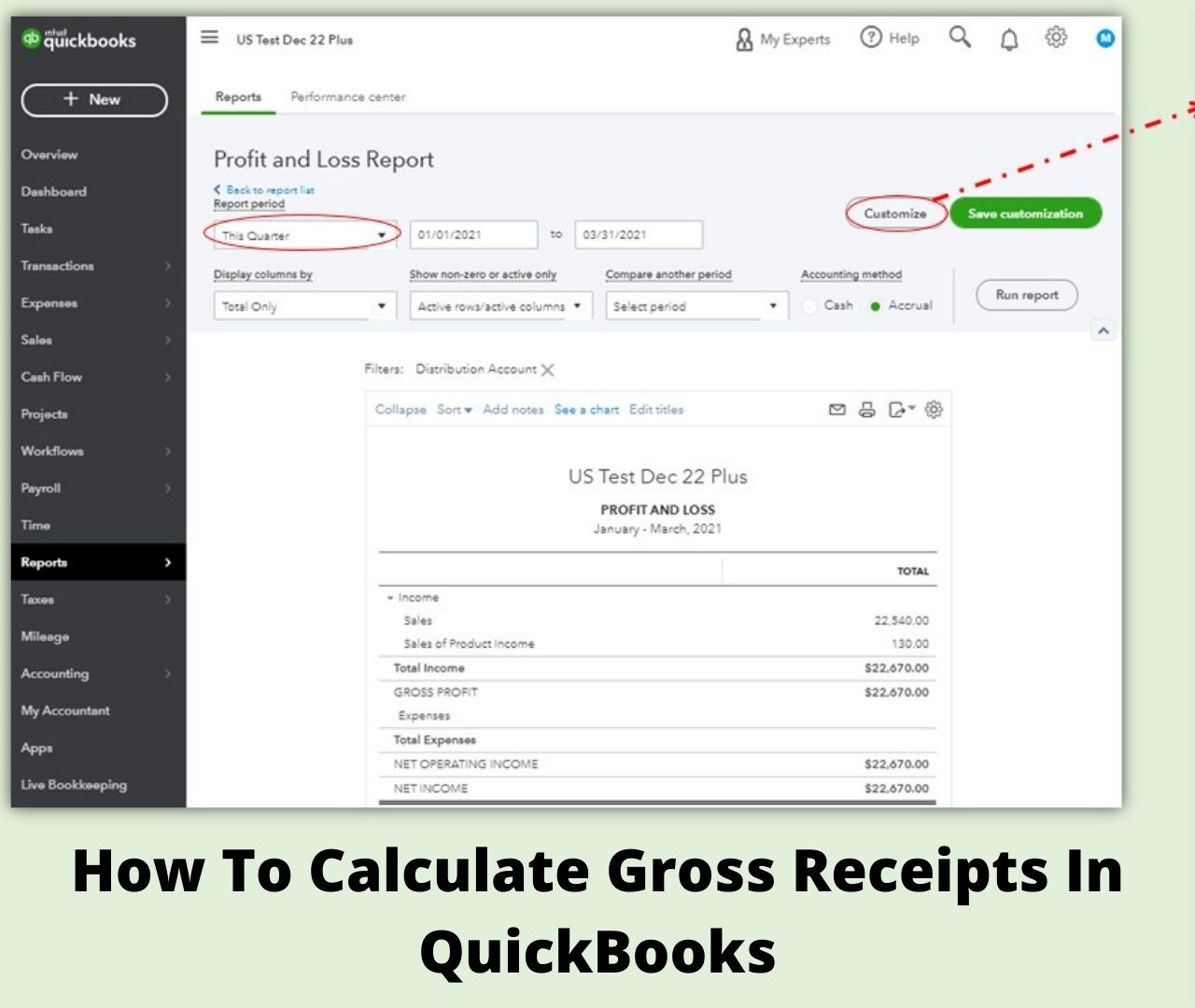 How To Calculate Gross Receipts In QuickBooks Universel Blog