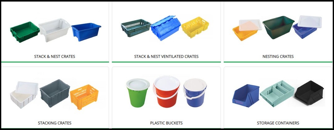 Plastic bins