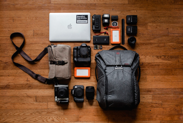 How do you store a camera 360 in your bag