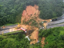 Deadly landslide engulfs motorway in Brazil